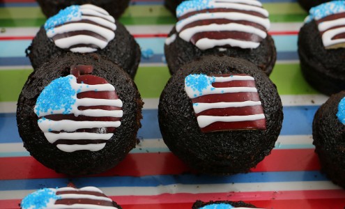 Memorial Day cupcakes