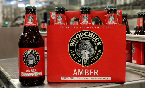 New packaging Woodchuck Amber