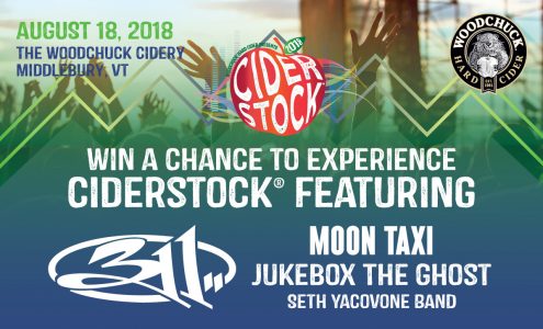 Ciderstock 2018 Band Poster