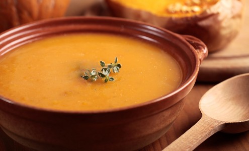 squash cider soup